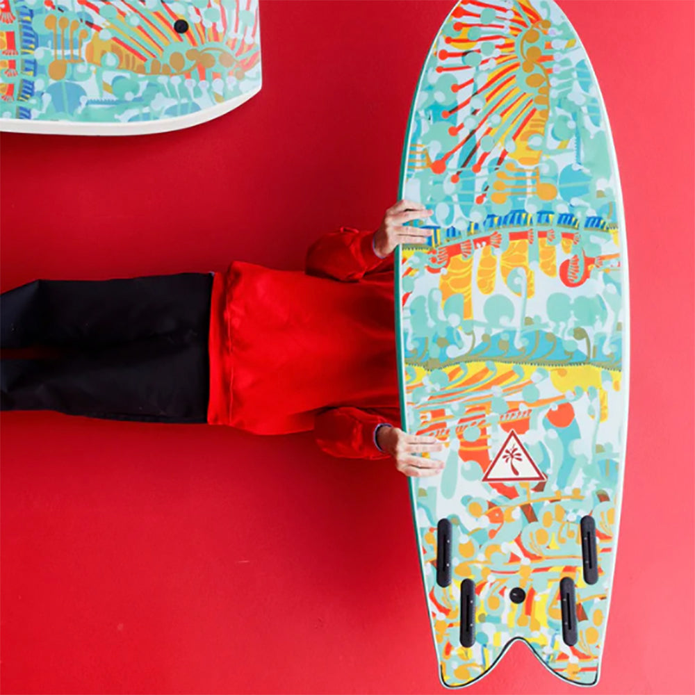 Catch Surf x Andy Davis 5'8" Retro Fish Surfboard