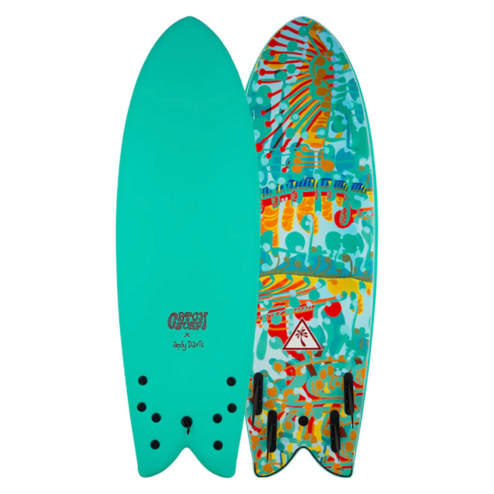 Catch Surf x Andy Davis 5'8" Retro Fish Surfboard