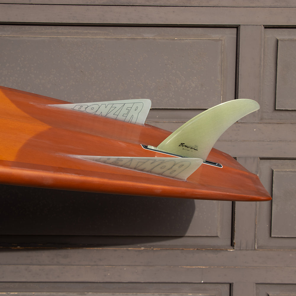 Campbell Brothers 5'7"Bumblebee Surfboard, Brown, view 2