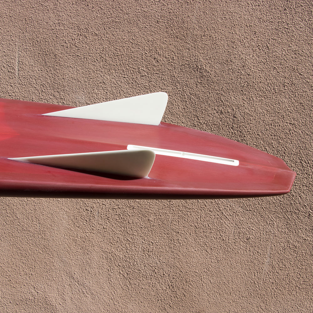 Campbell Brothers 6'6" Russ Short Surfboard, Dark Red, view 3