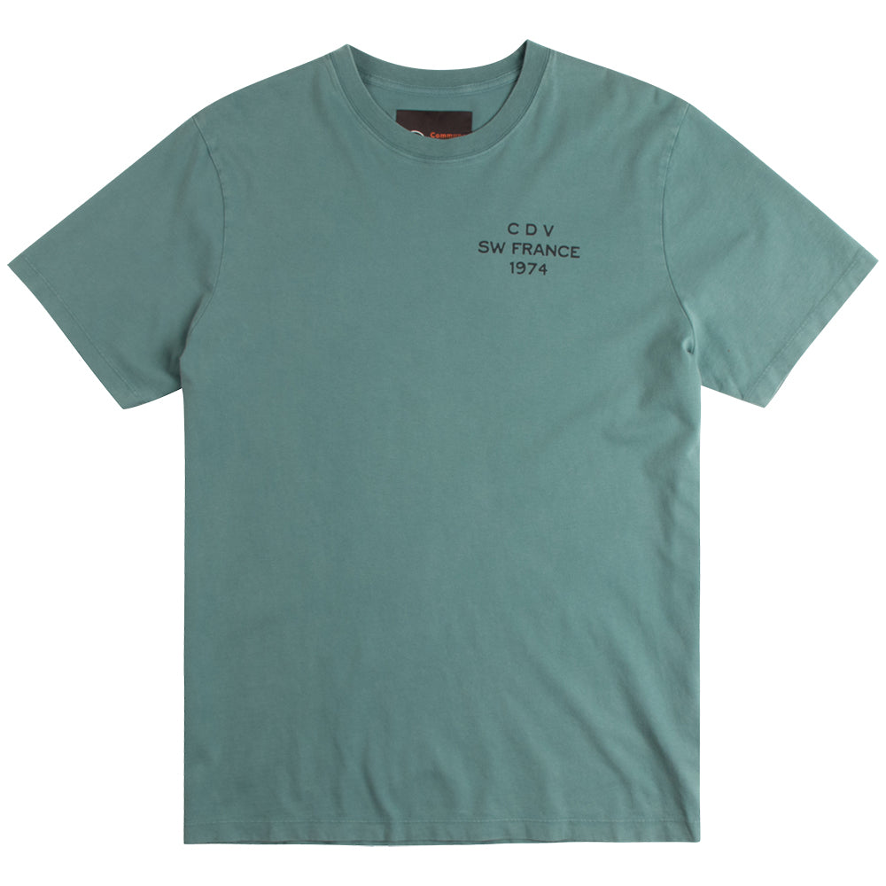 Commune Des Vagues Le Chat Mens Tee, North Atlantic, view 2