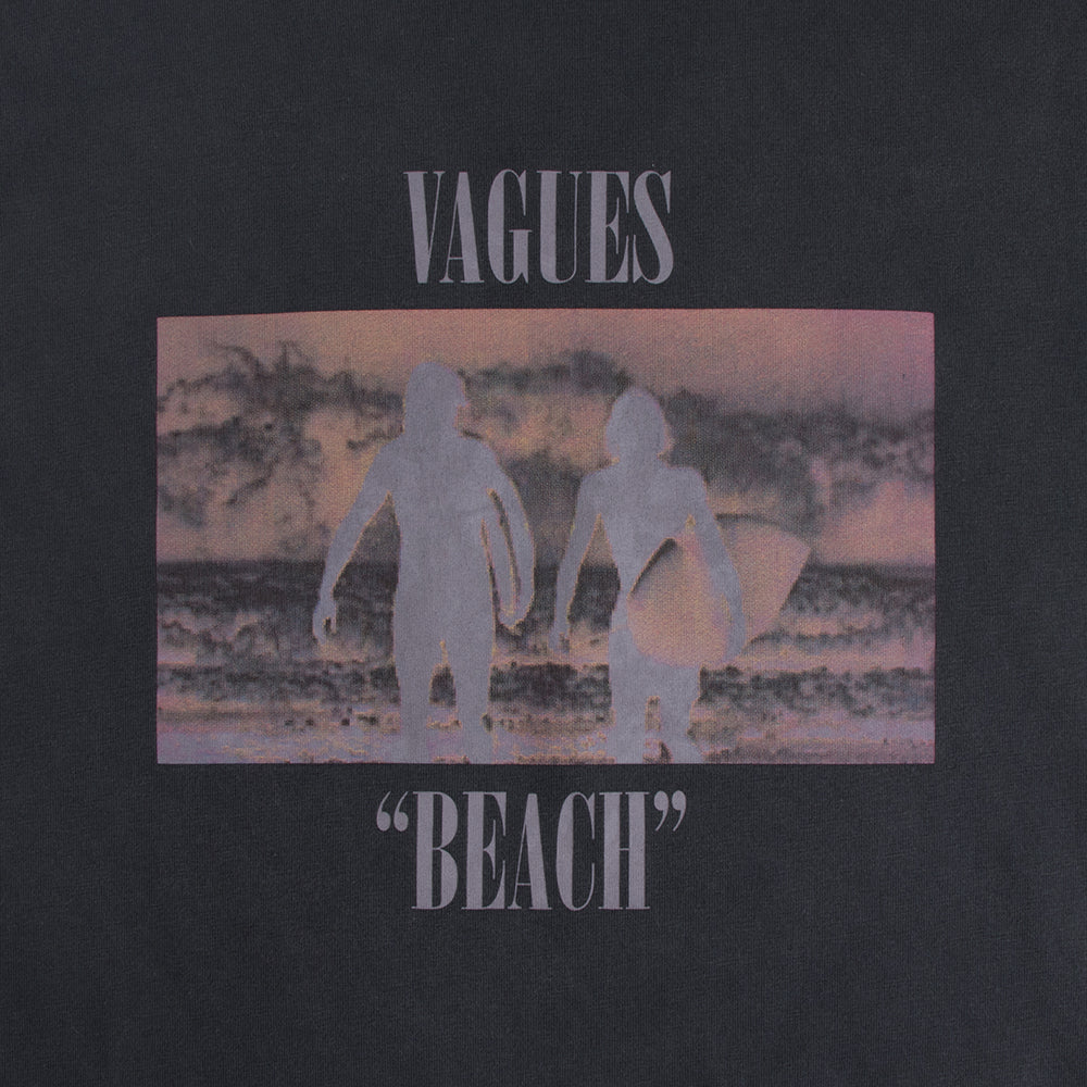 Commune Des Vagues Beach Mens Tee, Phantom, view 5