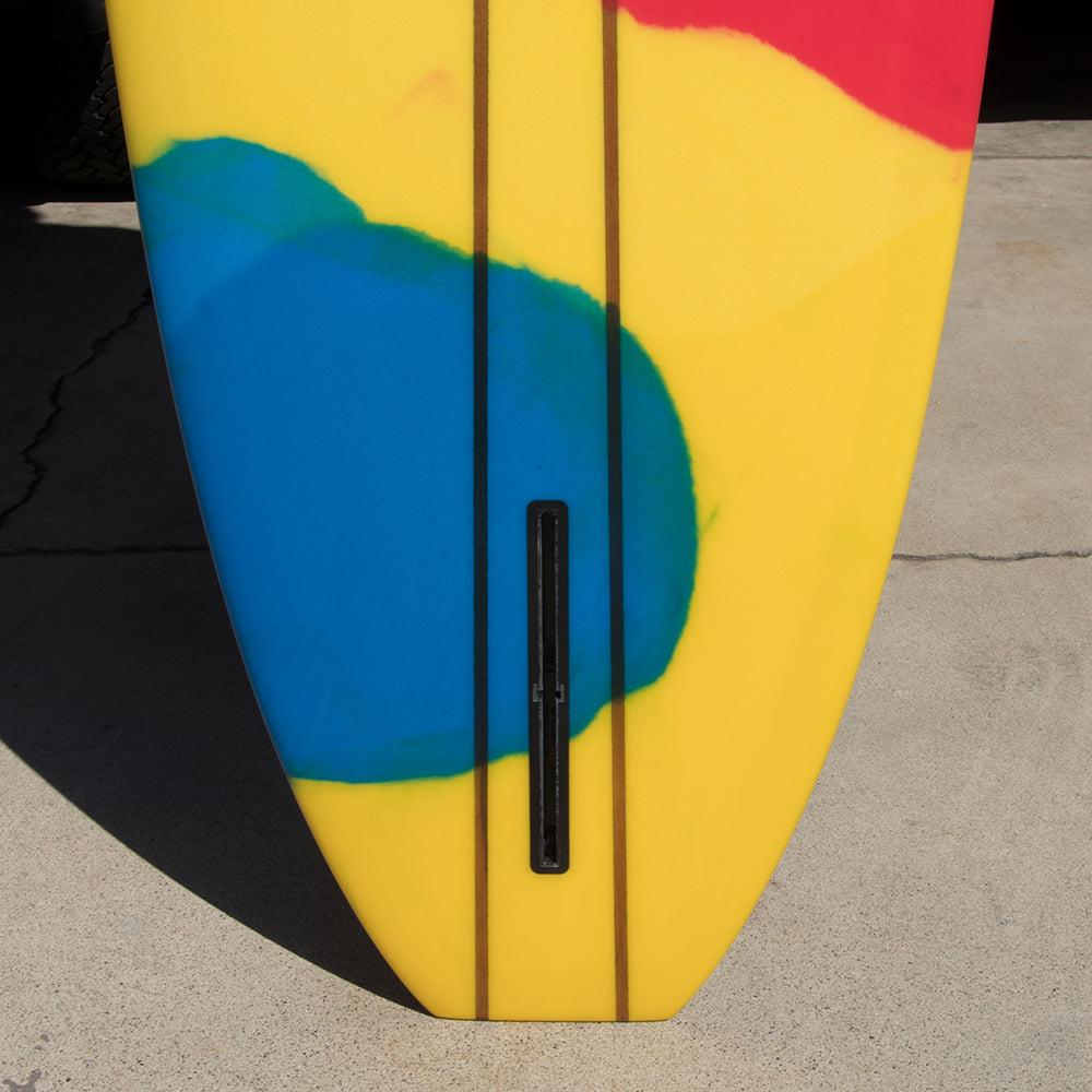 Gato Heroi Creme 9'8" Californian Surfboard, Primary Abstract, view 4
