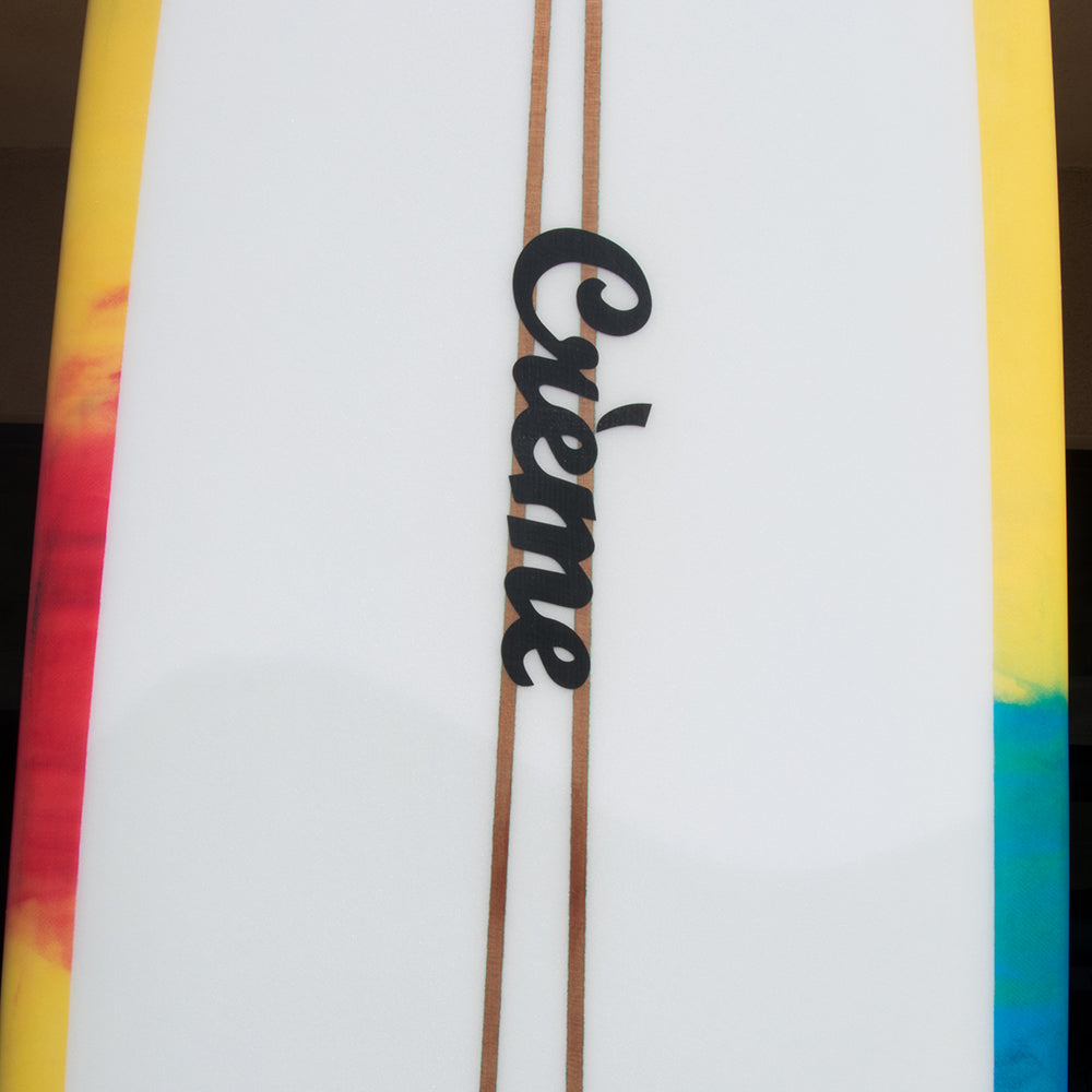 Gato Heroi Creme 9'8" Californian Surfboard, Primary Abstract, view 2