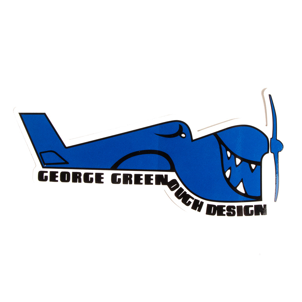 Greenough Designs Classic Sticker, Red, view 2