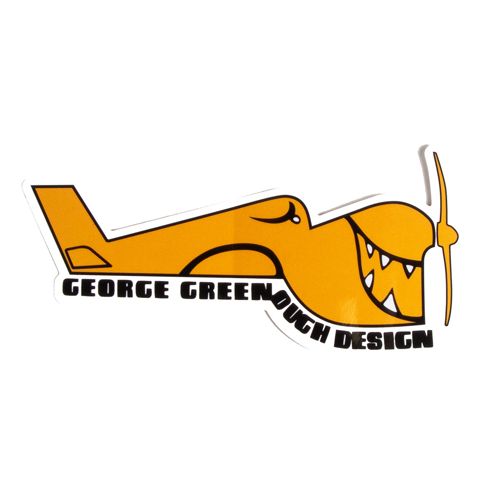 Greenough Designs Classic Sticker, Red, view 4