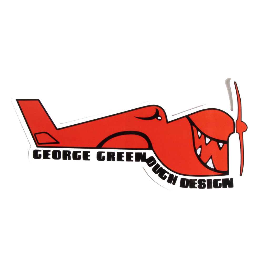 Greenough Designs Classic Sticker, Red, view 5