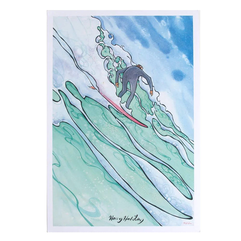 Harry Holiday Big Wave Print