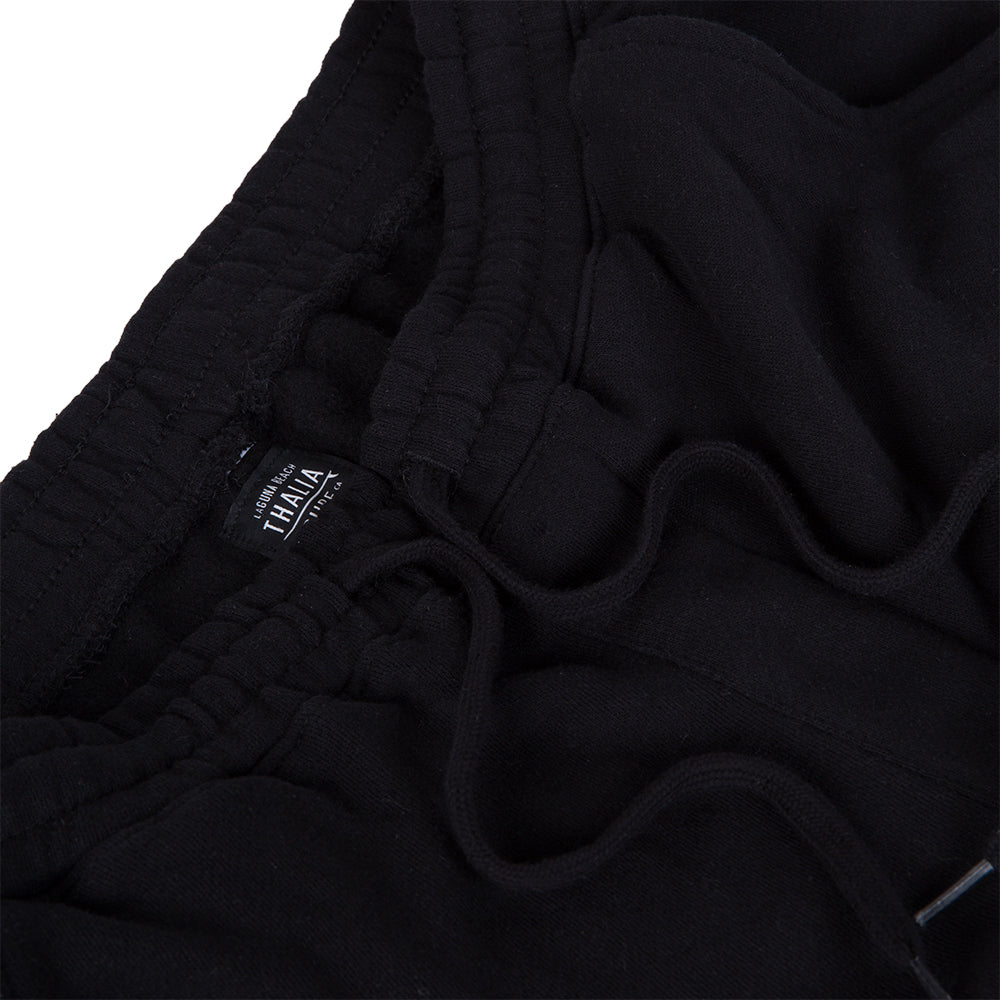 Thalia Surf Keep Laguna Weird Mens Fleece Pant, Black, view 6