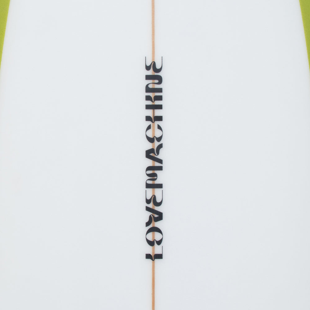 Love Machine 6'0" Pedestrian Ship Surfboard, Green Apple, view 2