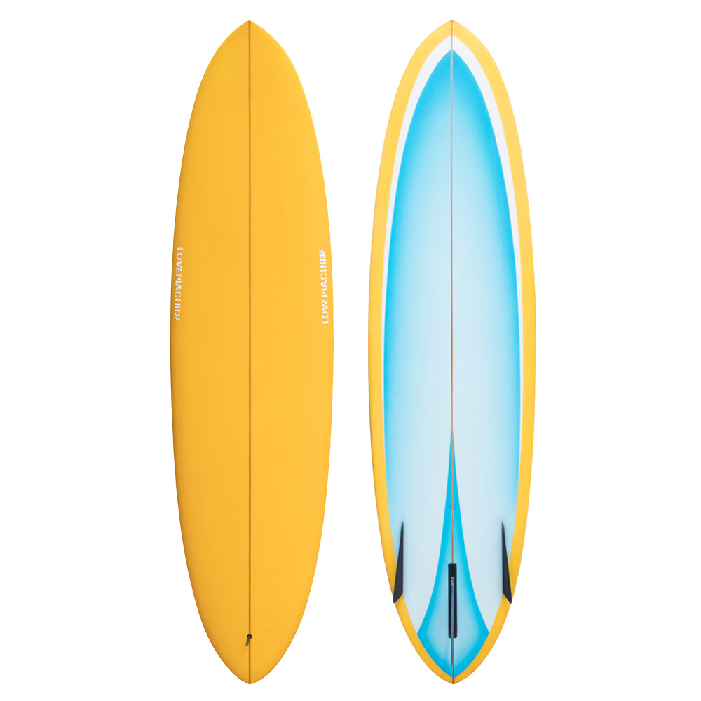 Love Machine 7'4" Thick Lizzy Bonzer Surfboard