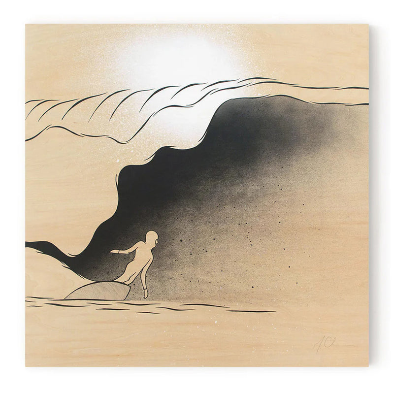 Matthew Allen Original Low Line On Wood Print