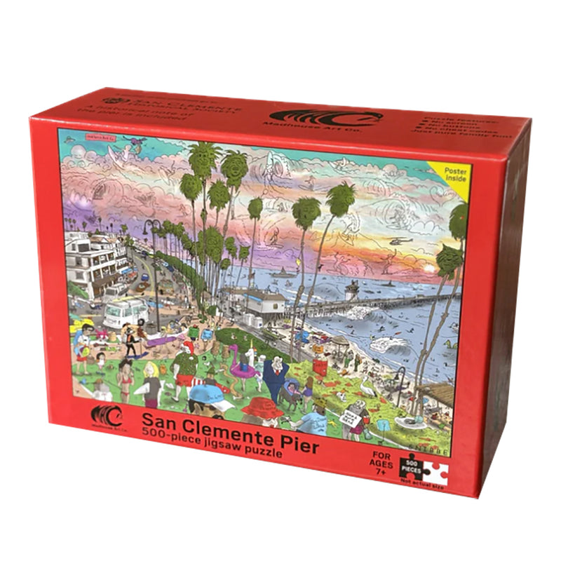 Mad House Art San Clemente 500- Piece Jigsaw Puzzle