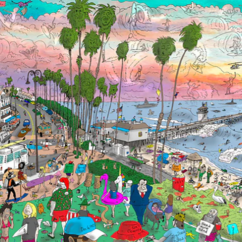 Mad House Art San Clemente 500- Piece Jigsaw Puzzle, view 2