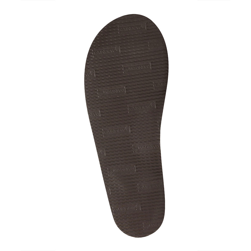 Rainbow Single Layer Braided Strap Womens Sandals, SIERRA BROWN