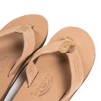 Rainbow Sandals Single Layer Mens Sandals, SIERRA BROWN