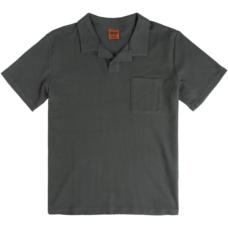 Rhythm Vintage Terry Polo Mens Shirt