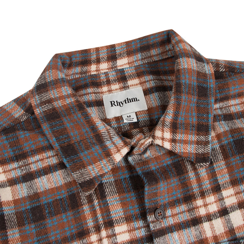 Rhythm Albert Check L/S Mens Shirt