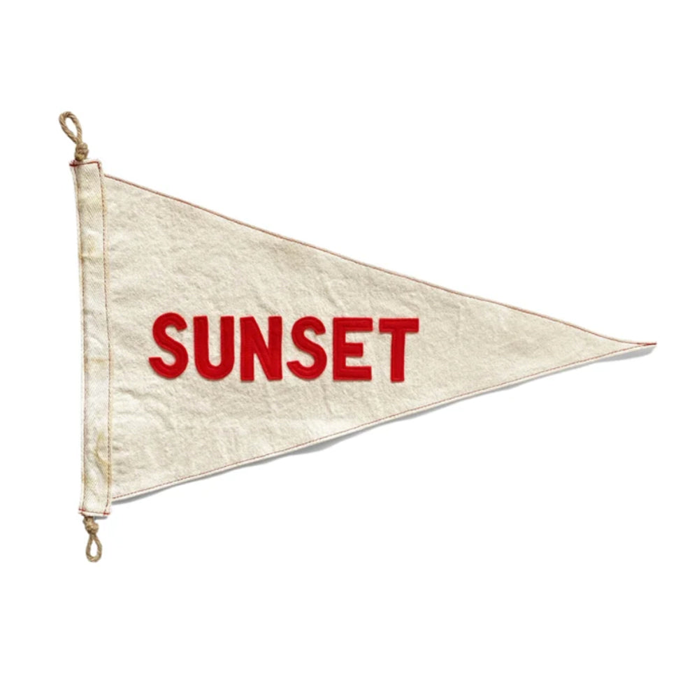 Slightly Choppy Sunset Flag