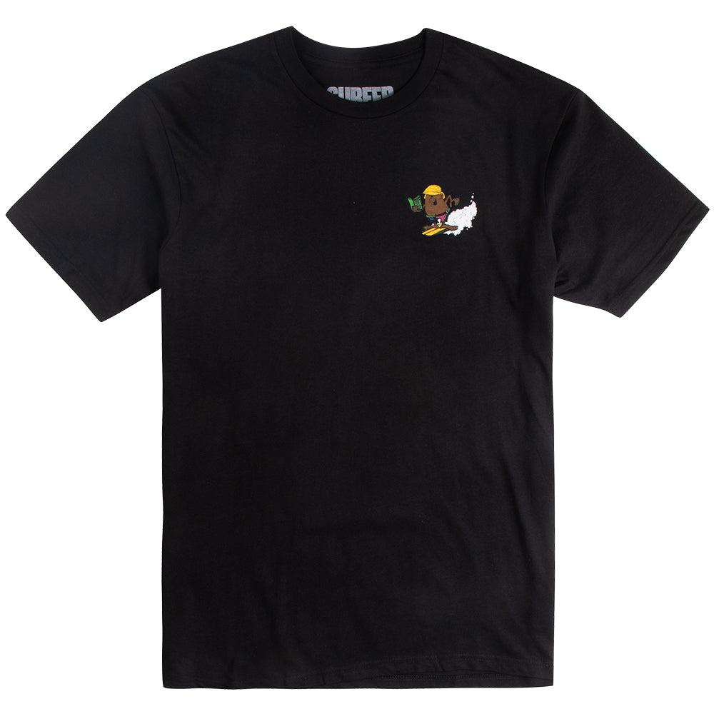 Surfer Magazine Toon Mens Classic Tee, Black, view 2