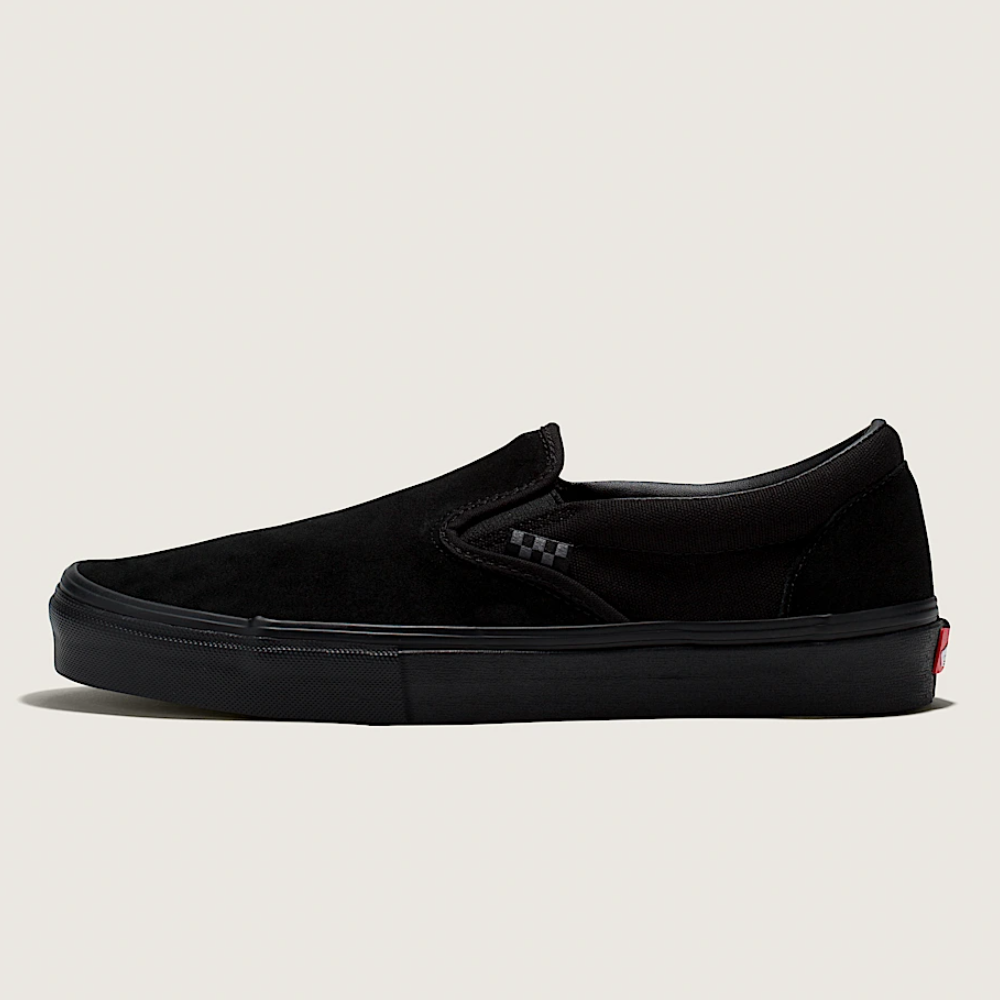 Vans Skate Slip-On Mens Shoes, BLACK/BLACK, view 3