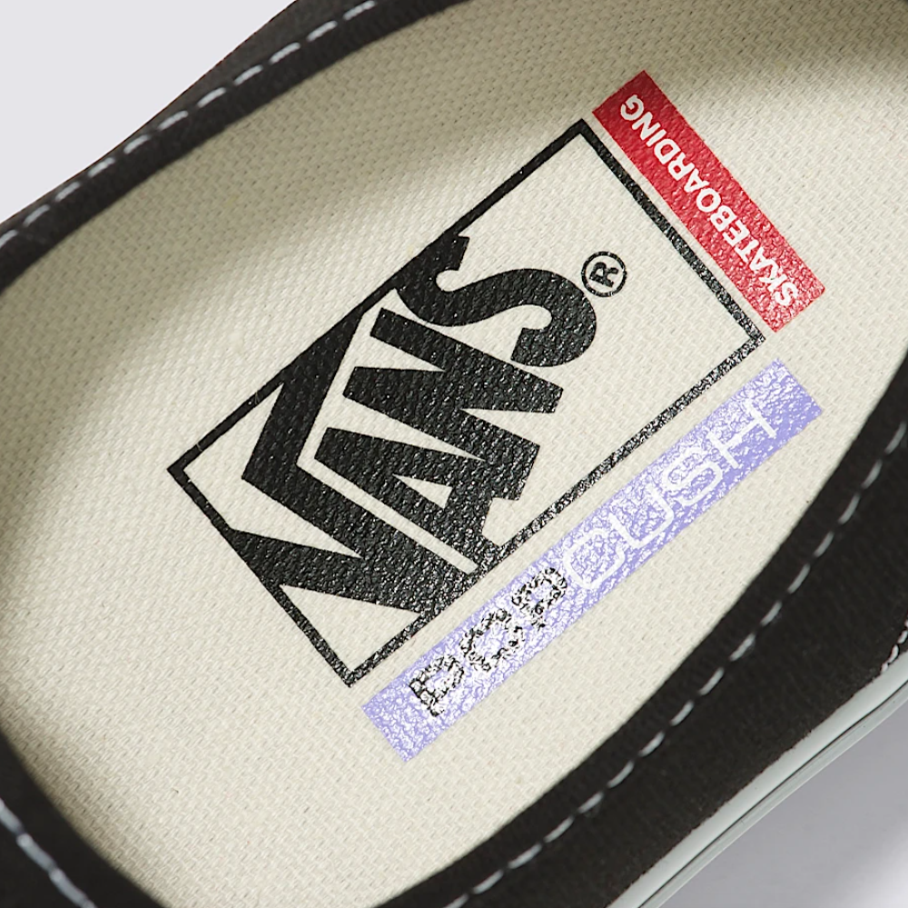 Vans Skate Authentic Mens Shoes, BLACK/WHITE, view 5