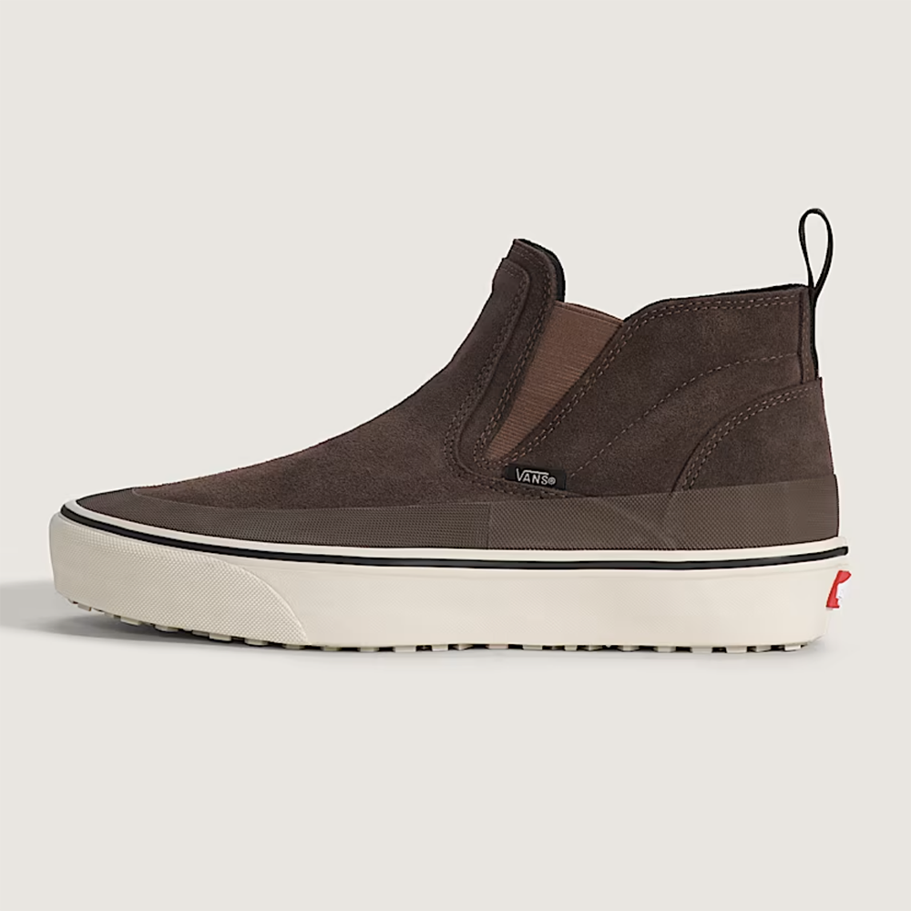 Vans Mid-Slip Insulated Mens Shoes, Brown, view 2