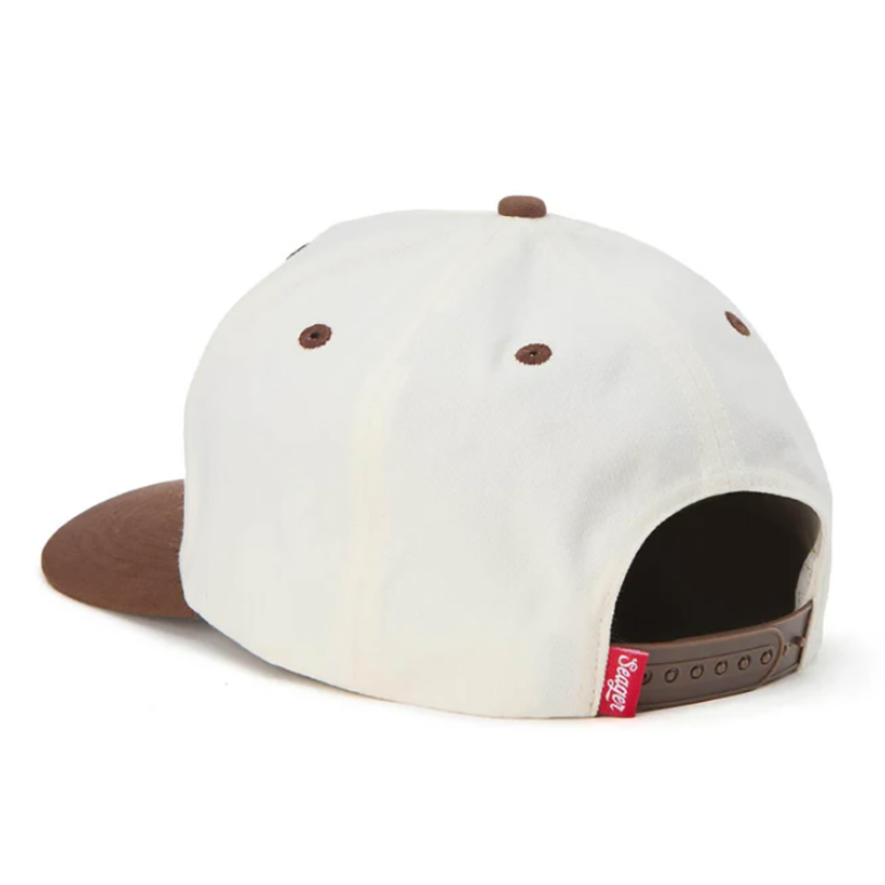 Seager Rodeo Snapback Hat, Cream/Brown, view 2