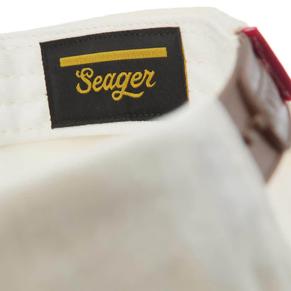 Seager Rodeo Snapback Hat, Cream/Brown, view 4