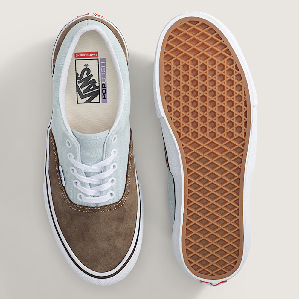 Vans Skate Era Mens Shoes, Brown/Blue, view 3