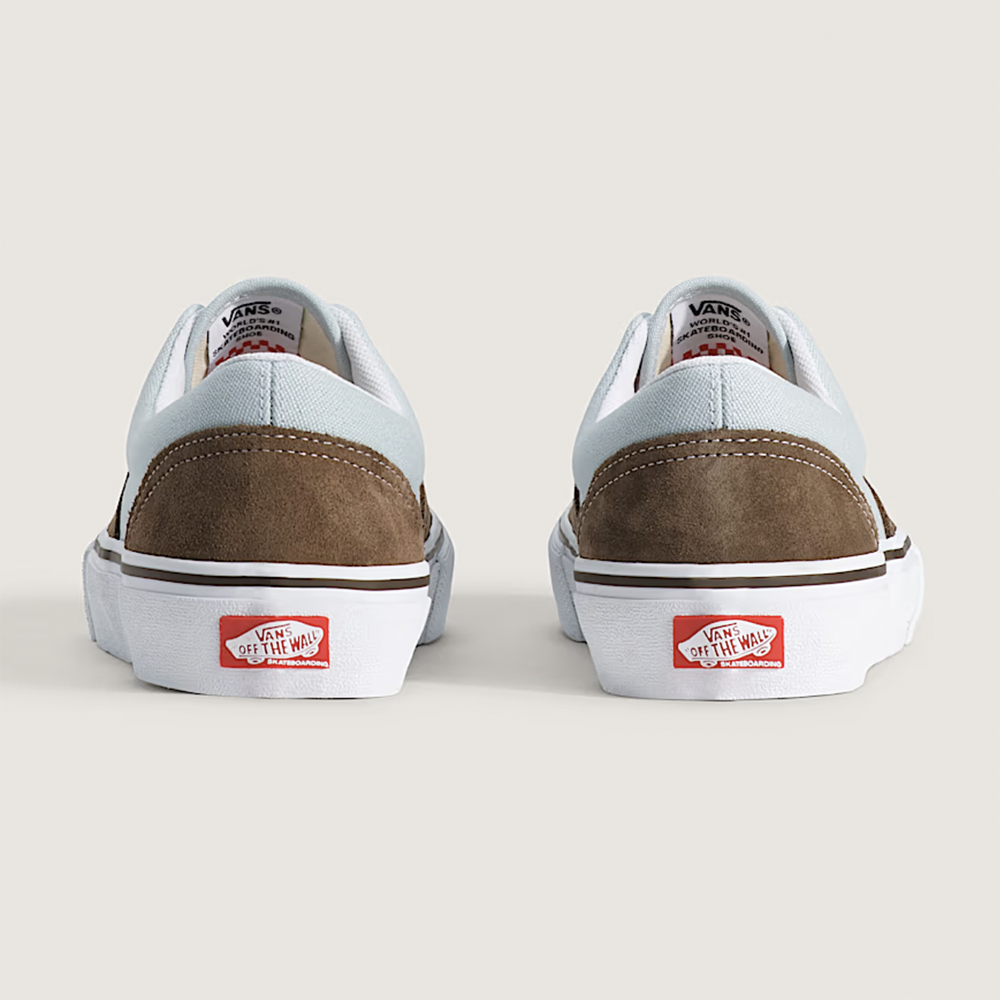 Vans Skate Era Mens Shoes, Brown/Blue, view 4
