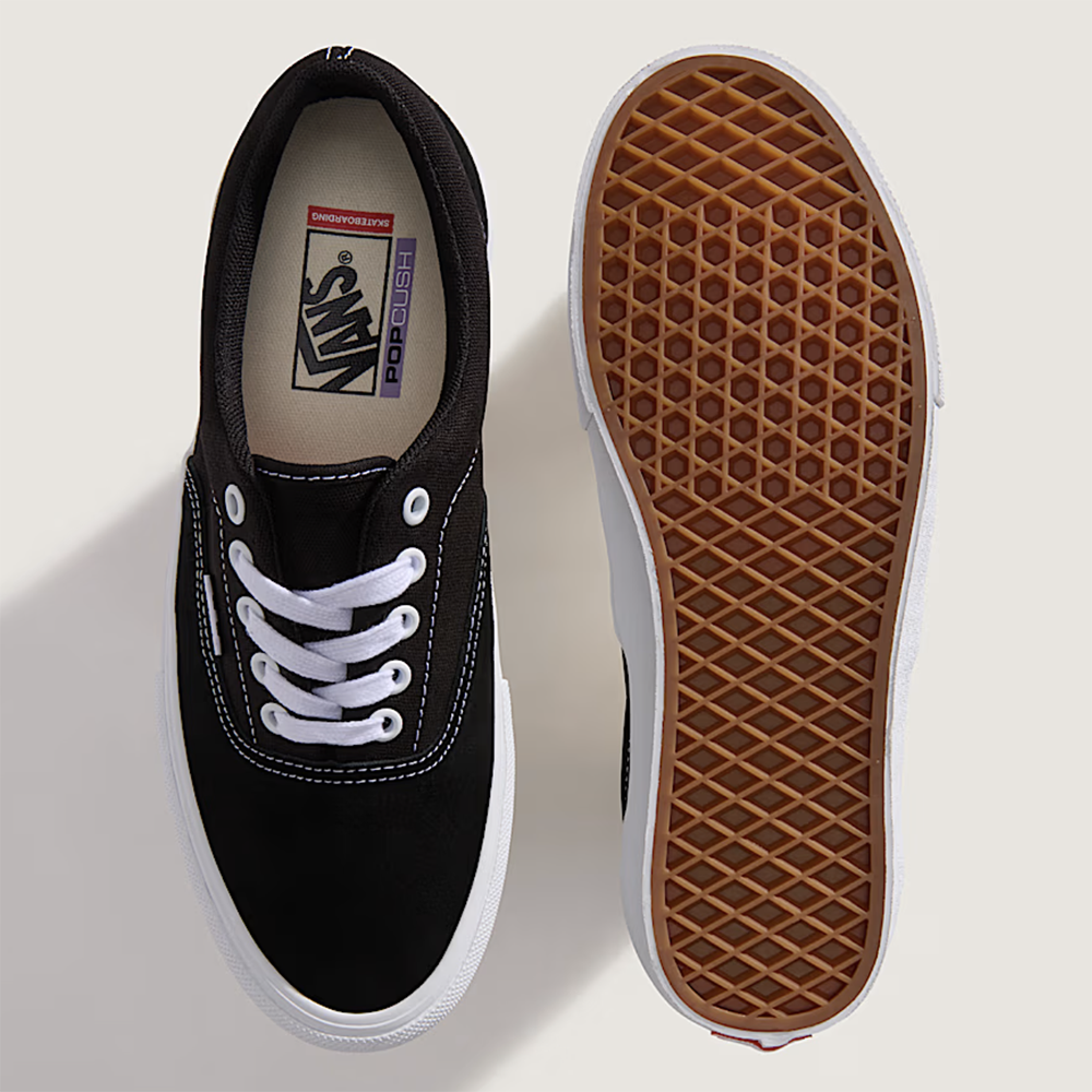 Vans Skate Era Mens Shoes, Black/White, view 3