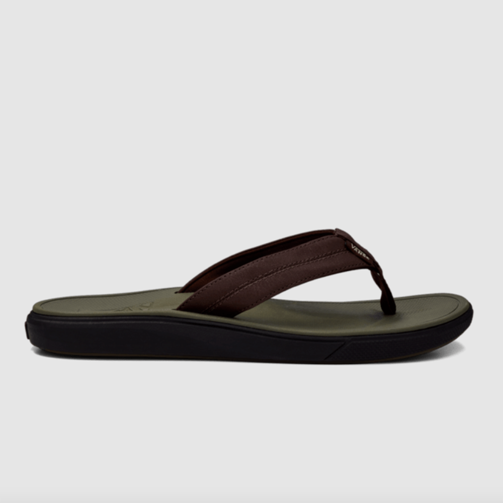Vans Seabrook Mens Sandals, Demitasse/Grape Leaf, view 3