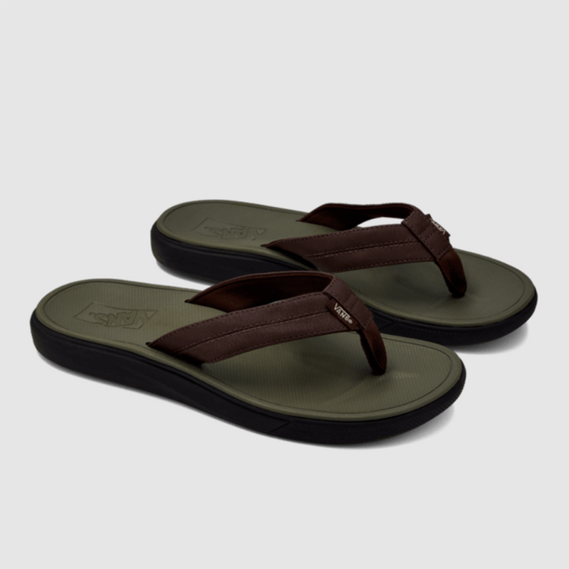 Vans Seabrook Mens Sandals, Demitasse/Grape Leaf