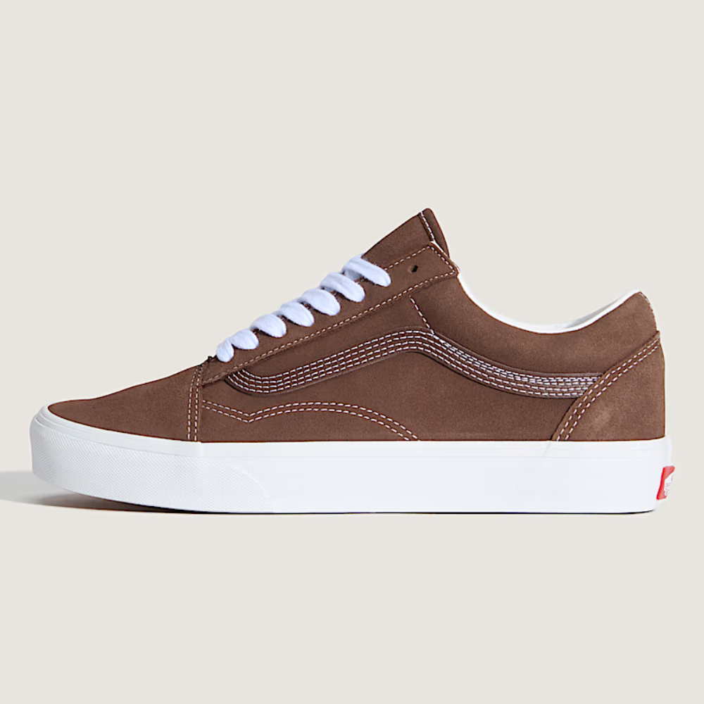 Vans Old Skool Mens Shoes, Suede Potting Soil, view 2