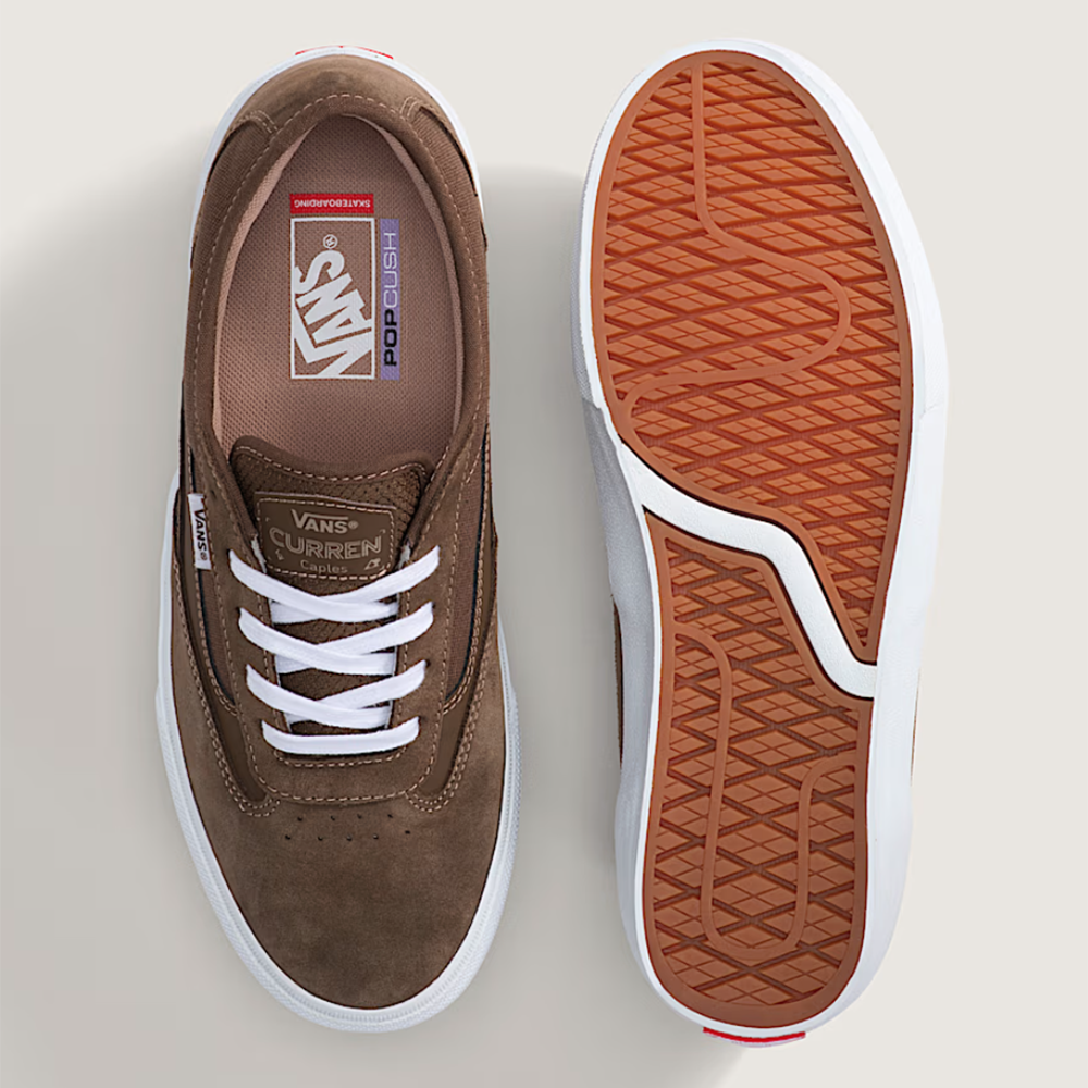 Vans Skate Curren Caples Mens Shoes, Vintage Cocoa, view 3