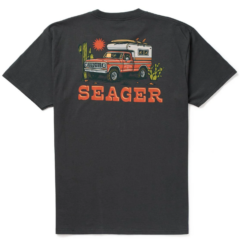 Seager Baja Mens Tee, Black