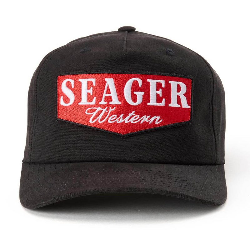 Seager Rodeo Series Snapback Hat, Black