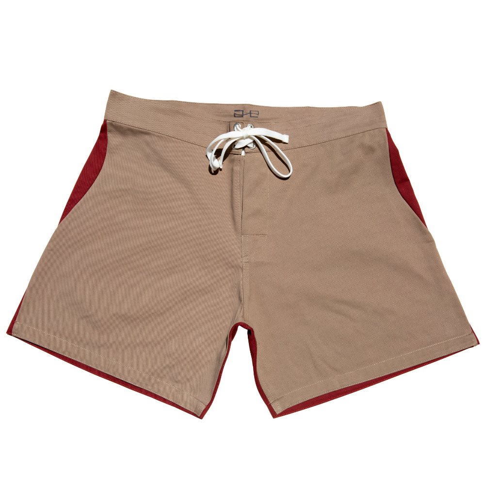 Gato Heroi 2 Tone Mens Boardshorts, OLIVE/BLOOD