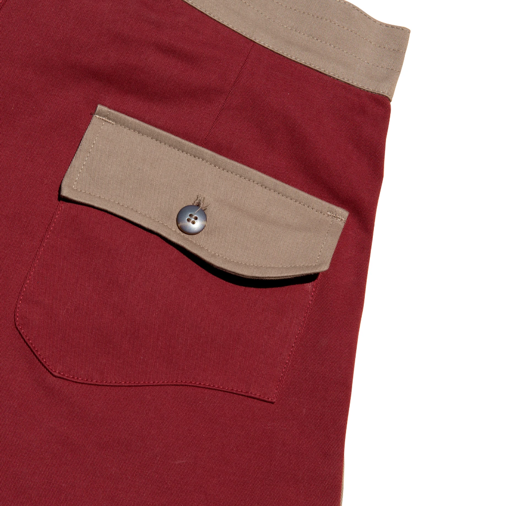 Gato Heroi 2 Tone Mens Boardshorts, OLIVE/BLOOD