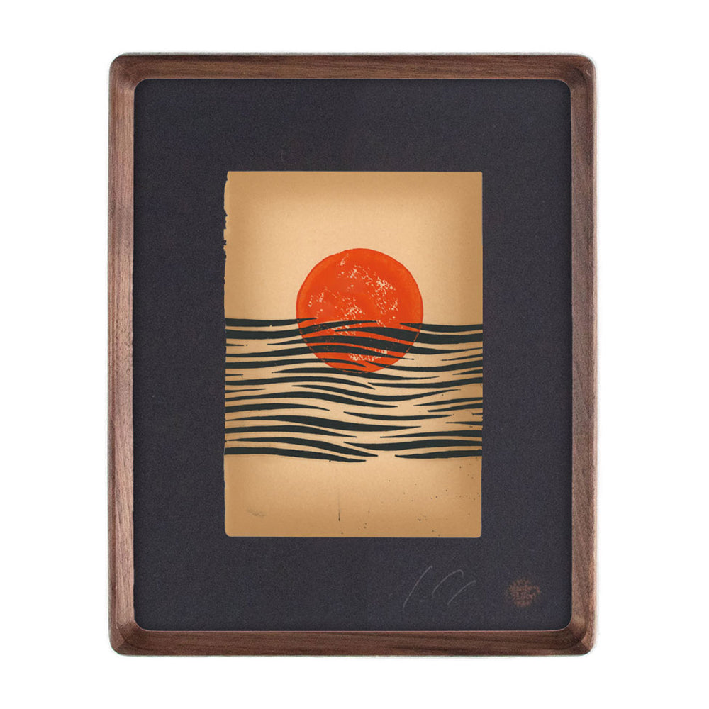 Matt Allen Sunset Seas Framed Original Artwork