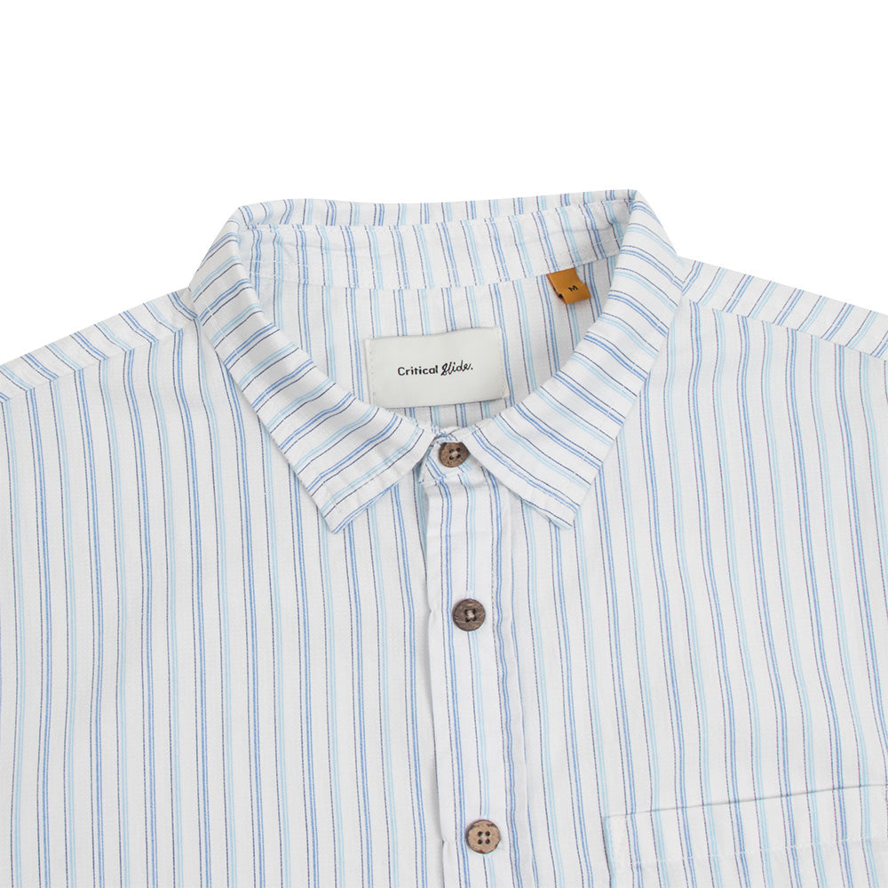Critical Slide Society Gould Mens Shirt, Ecru, view 3