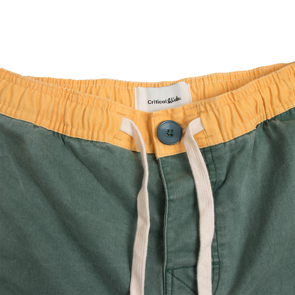 Critical Slide Society Hazed Mixed Tape Mens Boardshorts, Dusty Green, view 6