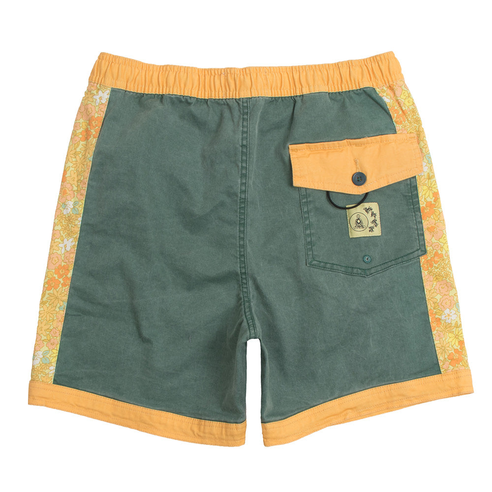 Critical Slide Society Hazed Mixed Tape Mens Boardshorts, Dusty Green, view 2