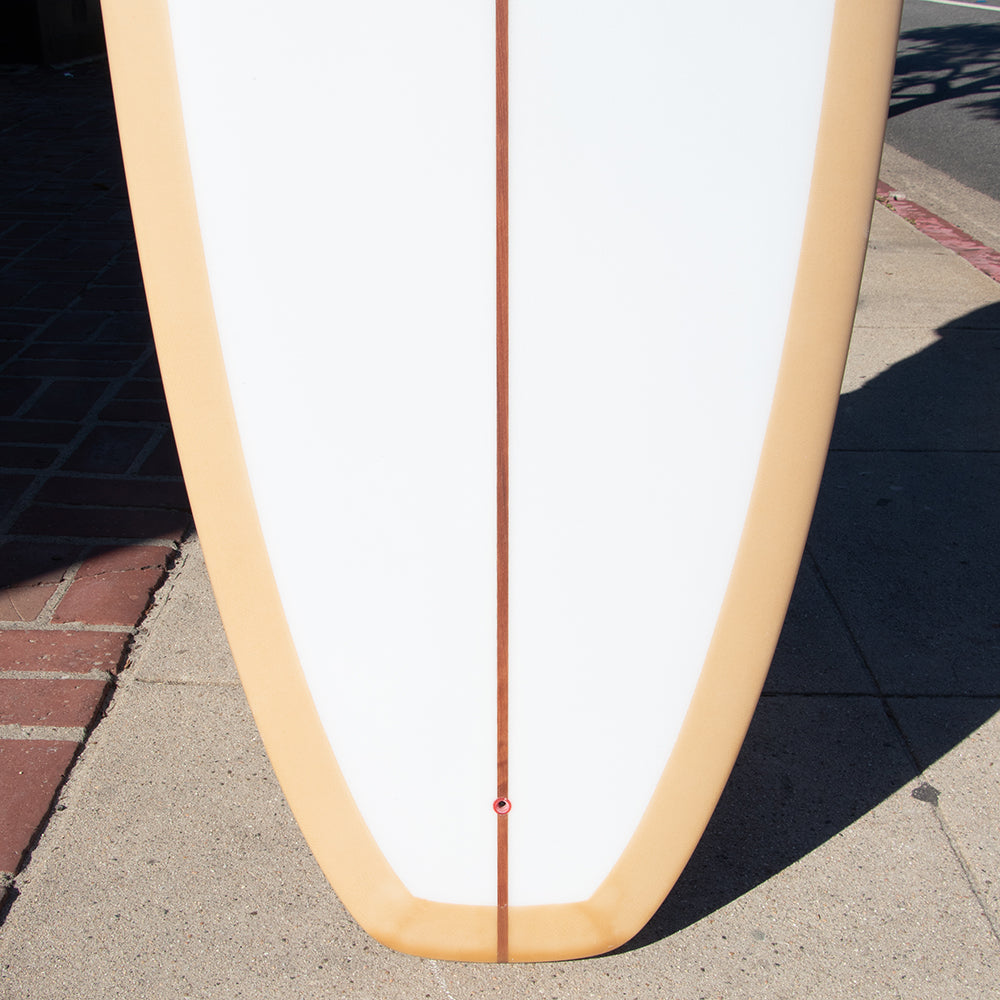 Elmore Surfboards 9'5" Uncle Al Surfboard, Volan/Coffee Brown Tint, view 4