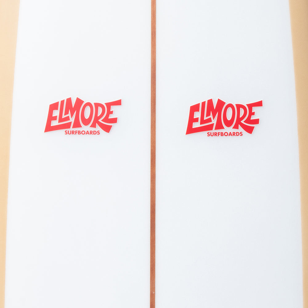 Elmore Surfboards 9'5" Uncle Al Surfboard, Volan/Coffee Brown Tint, view 2