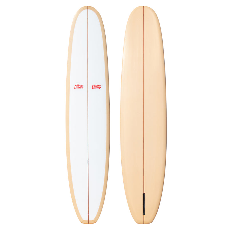 Elmore Surfboards 9'5" Uncle Al Surfboard, Volan/Coffee Brown Tint