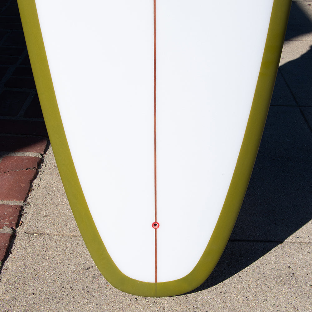 Elmore Surfboards 6'8" Pusher Surfboard, Clear/Olive Green Tint, view 4