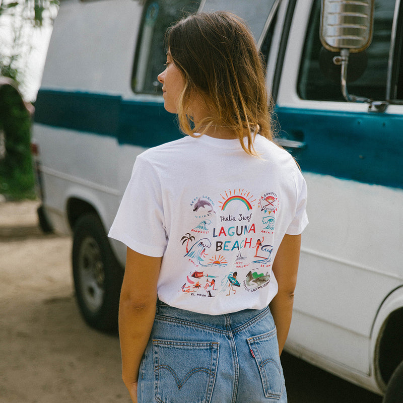 Thalia Surf Town Womens Tee