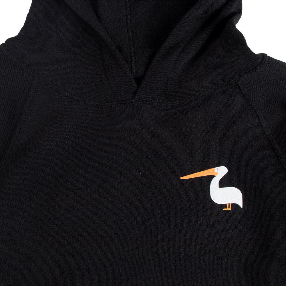Thalia Surf Keep Laguna Weird Pullover Kids Fleece, Black, view 3